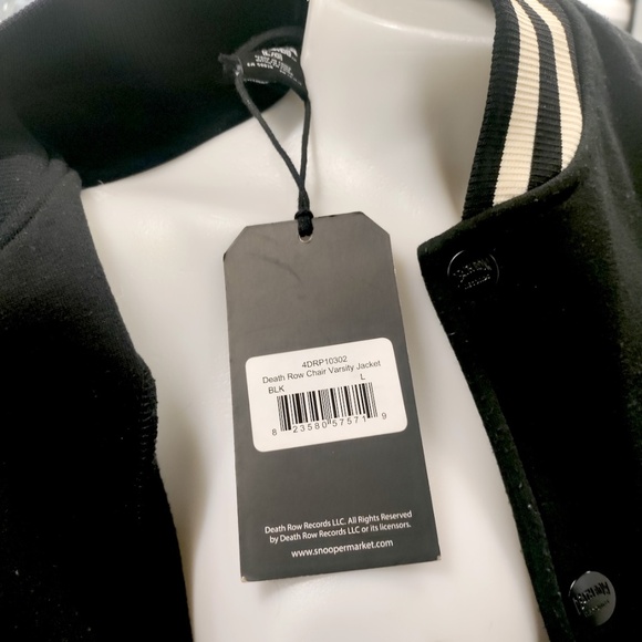 Death Row Chair Varsity Jacket Men’s Size Large - Picture 4 of 11